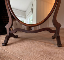 Load image into Gallery viewer, Antique Mahogany Swing Mirror