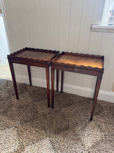 Load image into Gallery viewer, Pair of Mid-Century Mahogany Side Tables