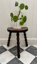 Load image into Gallery viewer, French Bobbin Half Moon Stool