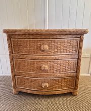 Load image into Gallery viewer, Vintage The Pier Rattan Chest of Drawers