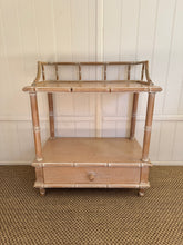 Load image into Gallery viewer, Faux Bamboo Bedside Table
