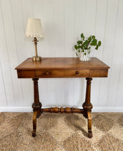 Load image into Gallery viewer, A lovely antique desk/console table
