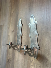 Load image into Gallery viewer, Vintage ‘Steiff’ wall mounted candle sconces
