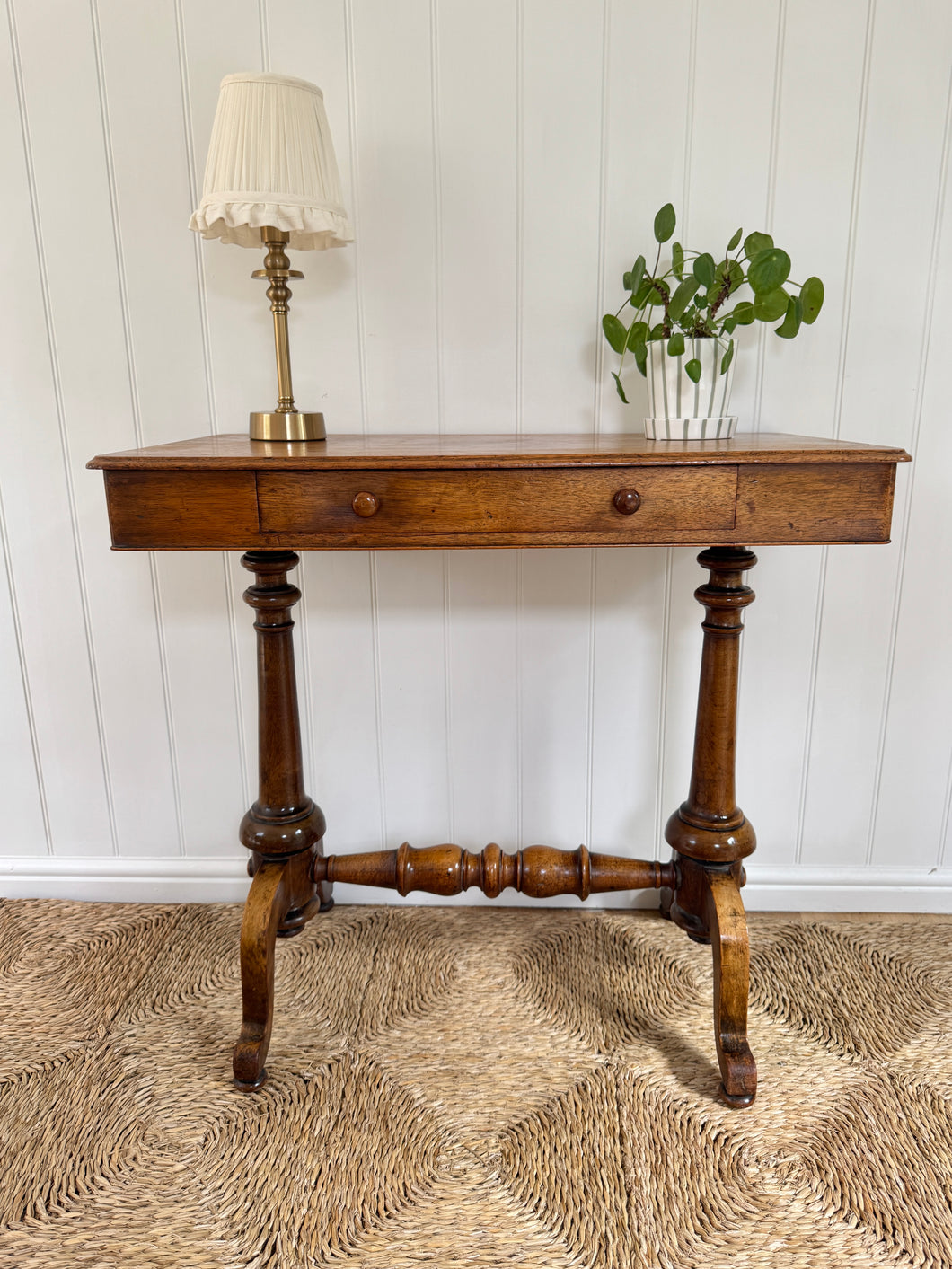 A lovely antique desk/console table
