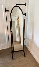 Load image into Gallery viewer, Mahogany Cheval Floor Mirror
