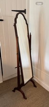 Load image into Gallery viewer, Mahogany Cheval Floor Mirror
