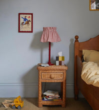 Load image into Gallery viewer, A pair of vintage wicker bedside tables
