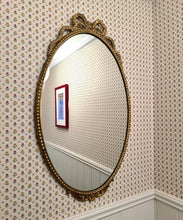 Load image into Gallery viewer, Vintage bobbin beaded bow mirror
