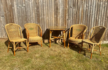 Load image into Gallery viewer, A lovely vintage set of Italian Angraves dining chairs and table
