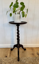 Load image into Gallery viewer, Antique Barley Twist Mahogany Side Table
