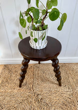 Load image into Gallery viewer, Vintage French Twisty Side Table/Stool
