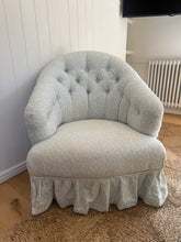 Load image into Gallery viewer, Vintage Skirted Bedroom Chair
