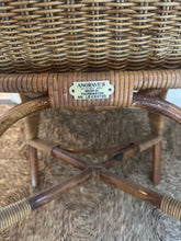 Load image into Gallery viewer, Two vintage Angraves rattan and bamboo chairs
