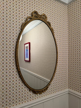 Load image into Gallery viewer, Vintage bobbin beaded bow mirror
