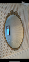 Load image into Gallery viewer, Vintage bobbin beaded bow mirror
