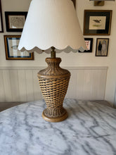 Load image into Gallery viewer, Vintage Rattan Lamp Base
