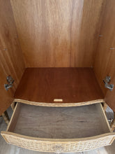 Load image into Gallery viewer, Vintage Wicker and Rattan Wardrobe
