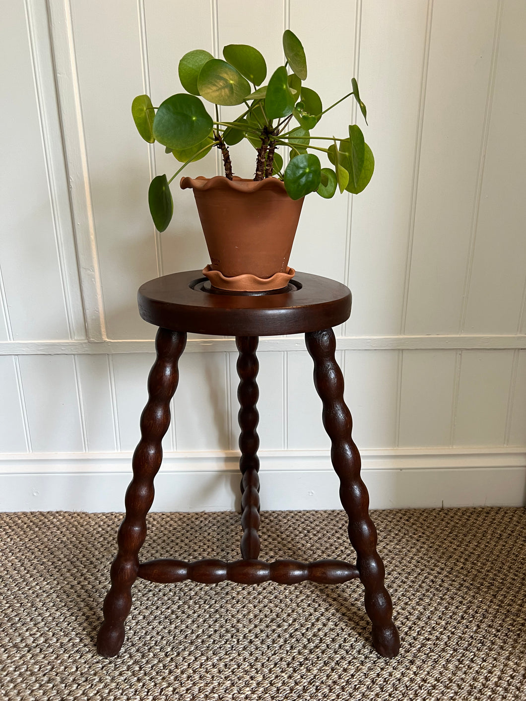 Vintage French Bobbin Stool