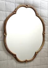 Load image into Gallery viewer, Vintage scalloped edge mirror
